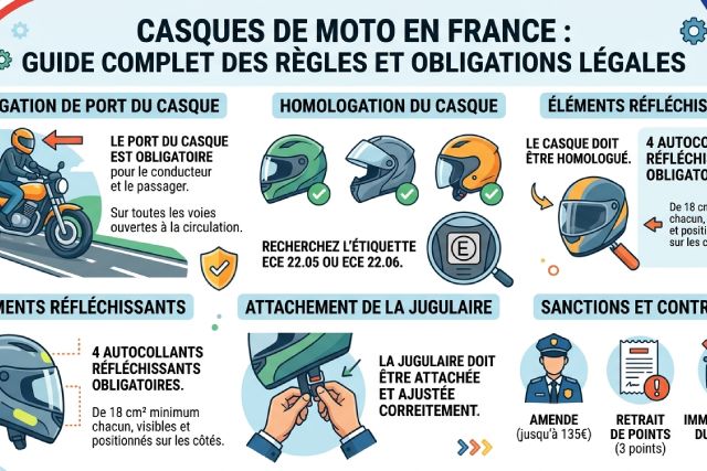 Casques moto